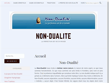 Tablet Screenshot of non-dualite.fr